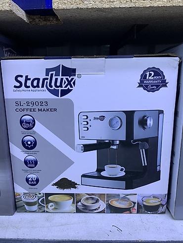 Эспрессо-кофеварка Starlux SL-29023 - Помпа 20 бар — для интенсивной at lalafo.kg Эспрессо-кофеварка Starlux SL-29023 - Помпа 20 бар — для интенсивной