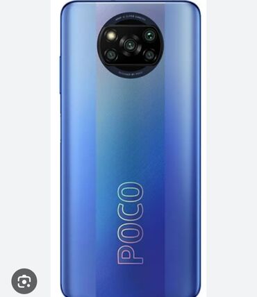 покофон: Poco X3 Pro, Колдонулган, 256 ГБ, түсү - Көк, 1 SIM, 2 SIM