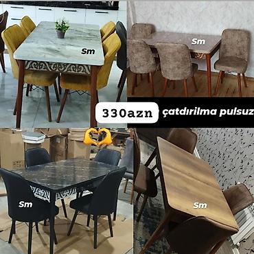 masalar ve stullar: Masa ve oturacaq — 1
