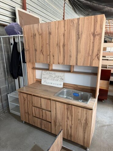 Кухонные гарнитуры: 1м кухонный+мойка 11000 1,5м кухонный+мойка 15000 1,2м шифонер 12500 — 10