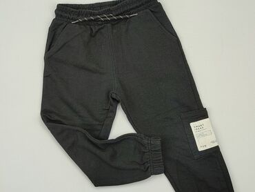 eleganckie spodnie czarne: Sweatpants, SinSay, 5-6 years, 116, condition - Good