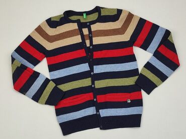 sweterki z wełny: Bluza, Benetton, 11 lat, 140-146 cm, stan - Dobry