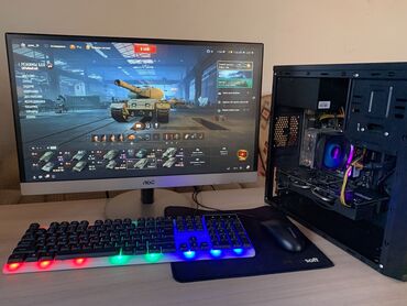 игровые видеокарты: Компьютер, ядер - 4, ОЗУ 16 ГБ, Игровой, Новый, Intel Core i5, NVIDIA GeForce GTX 1060, SSD