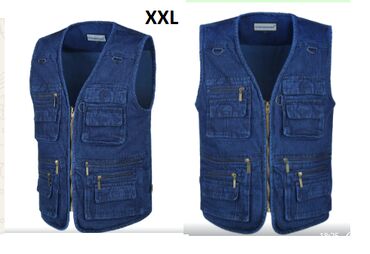 рубашки с коротким рукавом: YENI JEANS JİLET 55 MANAT