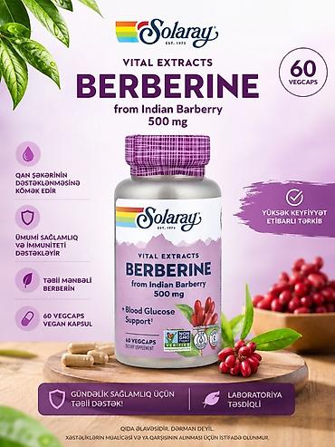berber ucun: 🇺🇸Solaray Vital Extracts Berberine – Hind zirincindən (Indian — 1