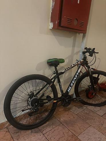 velosiped enduro: JiuFenfh dağ velosipedi,tormuzu işlemir ve tormuzun şekilde ki qara — 2