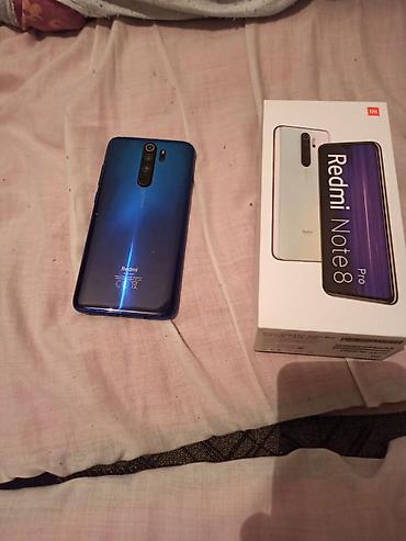 techno camon: Redmi, Redmi Note 8 Pro, Б/у, 128 ГБ, цвет - Синий, 2 SIM — 1