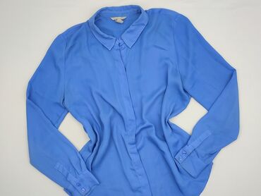 koszulka z prazkowanej dzianiny: H&M, Koszula damska, rozmiar XL