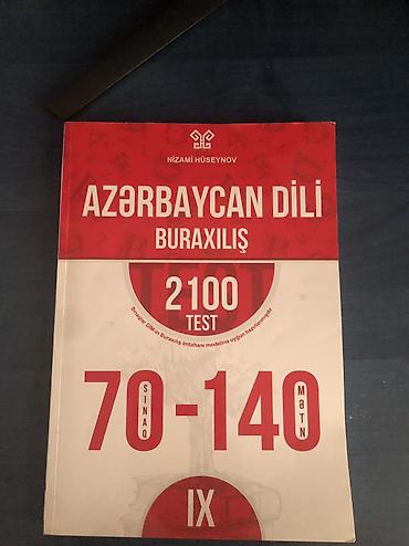 Testlər: Azerbaycan dili buraxilis 2100 test. Yazisi yoxdu cirigi yoxdur ter — 1