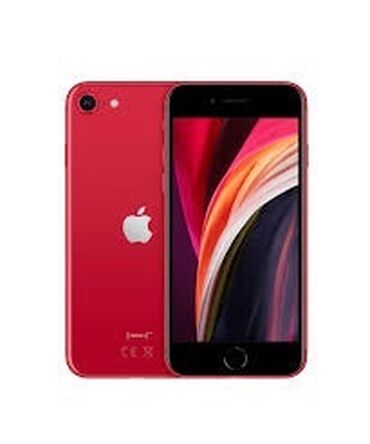 iphone 6s telefonu: IPhone SE 2020, 64 ГБ, Красный, Отпечаток пальца, Беспроводная зарядка