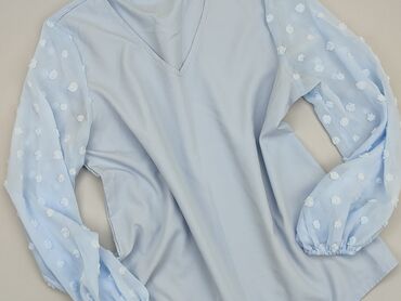 bluzki damskie z długim rękawem z dzianiny: Bluzka Damska, Shein, L, stan - Idealny