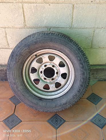 шина 265 75 16: Стальной диск на запаску Шина: - Размер: P255/65 R16 - Индекс — 1
