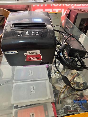 etiket printeri: X printer satılır az işlənmiş, hal hazırda işləkdir. 35azn — 1