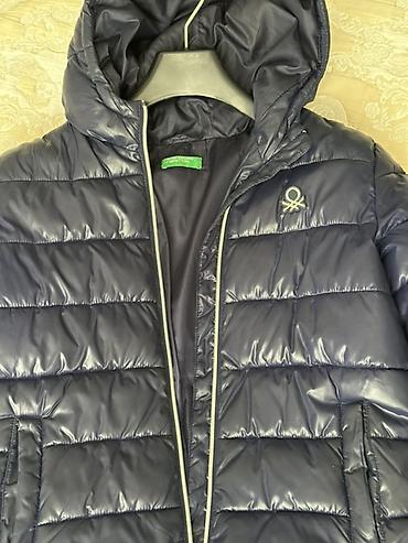 cant: Benetton qadın/kişi şişme qış gödəkçəsi - Rəng: tünd göy (lacivərd) — 1