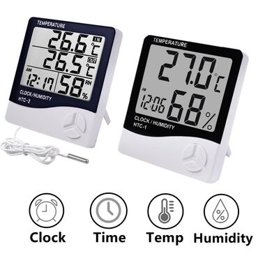 havanın temperaturunu ölçən cihaz: Termometr Model: HTC 2 qiymət 15azn Model; HTC 1 qiymət 15 AZN Model