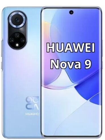 huawei mate xs 2 qiymeti: Huawei Nova 9, 128 GB, rəng - Mavi, Sensor, Barmaq izi, İki sim kartlı