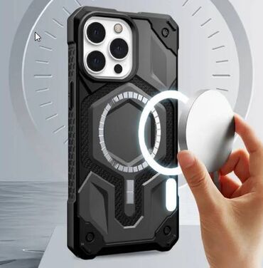 Чехлы: Ударопрочный чехол MagSafe для Apple iPhone 14pro 14 Pro Max 13 pro,13