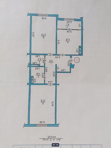 Продажа квартир: 2 комнаты, 67 м², Элитка, 3 этаж, Евроремонт at lalafo.kg — 11 Продажа квартир: 2 комнаты, 67 м², Элитка, 3 этаж, Евроремонт — 11