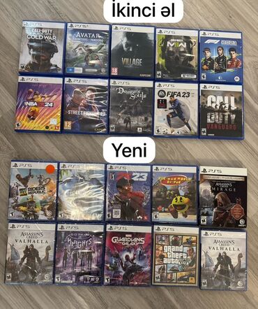 усилители б у: PlayStation 5 (PS5) oyun diskləri kolleksiyası. Yeni və işlənmiş
