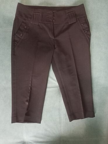 женские джинсовые шорты в горох: Бермуды, Шелк, M (EU 38)