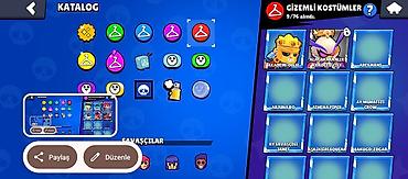 Dəstlər, kostyumlar: Məhsul: Brawl Stars hesabı.50 SƏVİYƏ pubg hesabı ilə dəyişdirilir — 4