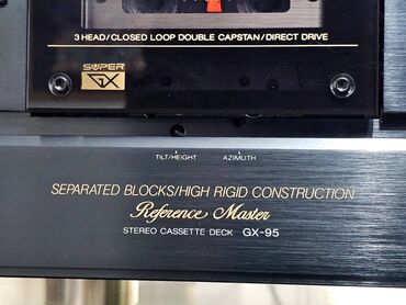 Mini disk plejeri: Akai GX-95 stereo kaset-dek – Reference Master serija - 3-glavna — 3