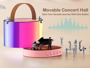 Zvučnici i stereo sistemi: Karaoke Bluetooth Rgb Prenosni Zvucnik D23 Karaoke mašina ima odličan — 14