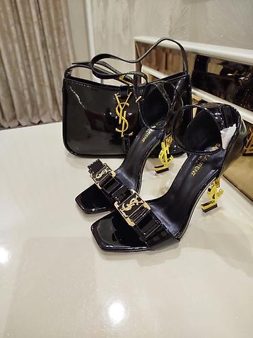 Tuflilər: Tuflilər, YSL, Ölçü: 37, rəng - Qara, Yeni — 1