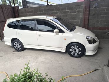 купить хонда стрим: Белый универсал Honda Stream с обвесом. Автомобиль оснащен