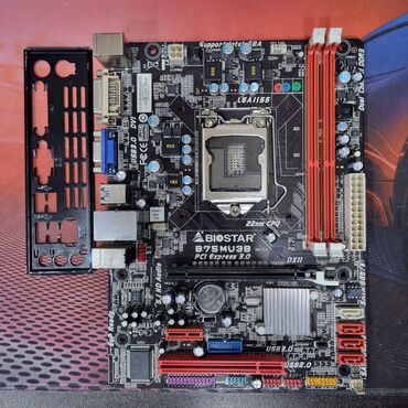 процессоры для серверов 24: Материнская плата, Biostar, LGA1155, Для ПК
