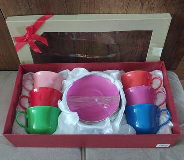 6 струнная укулеле: Çay dəsti, Farfor, 6 nəfərlik, Türkiyə