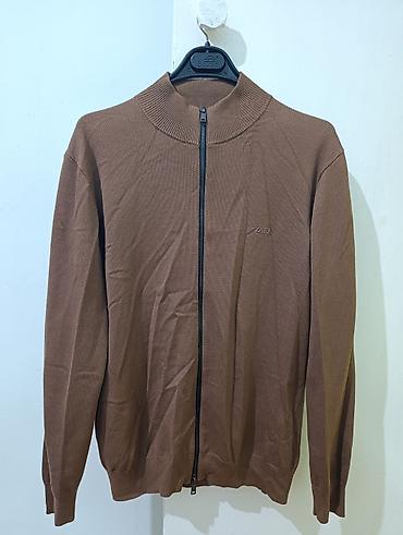 zara костюм: Мужской свитер, M, Zara, Б/у, цвет - Коричневый — 1