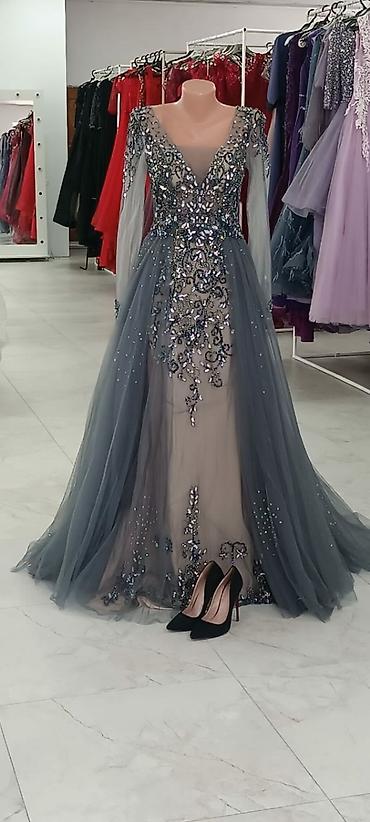 Вечерние платья: Вечернее платье, Русалка, Длинная модель, Шлейф, Корсет, Стразы, Все размеры — 14