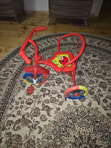 velosiped teker: Yeni Üç təkərli Uşaq velosipedi 12", sürətlərin sayı: 1, Ünvandan götürmə, Pulsuz çatdırılma, Ödənişli çatdırılma — 2