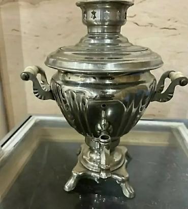 Qədim samovarlar: Od Samovarlar satılır.Çeşidlər var. Samovarlar ölçüsü və qiyməti Boz — 8