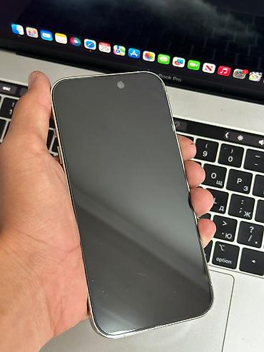 Уюлдук телефондор жана аксессуарлар: IPhone 14 Pro, Колдонулган, 256 ГБ, Ак, Коргоочу айнек, 91 % — 3