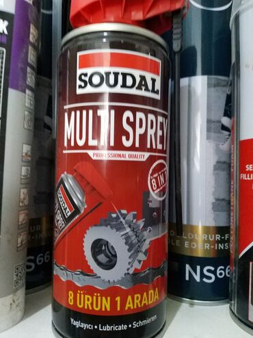 suretler qutusu yagi: Soudal Multi Sprey, müxtəlif məqsədlər üçün nəzərdə tutulmuş universal