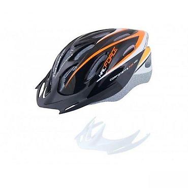 shimano technium najlon: KACIGA FORCE HAL, CRNO-ORANGE-BELA, L/XL | 19 rupa, sadrži beli i — 3