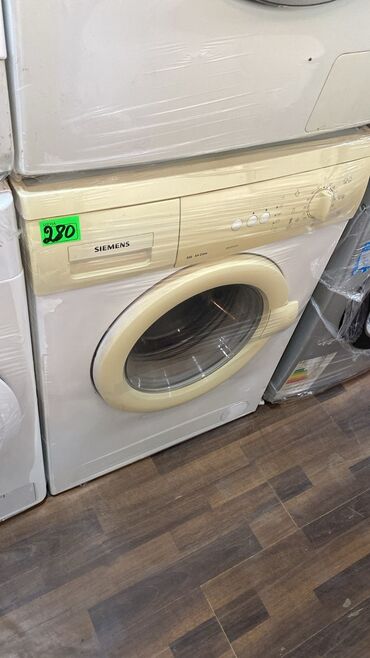 soba şüşəsi: Paltaryuyan maşın Siemens, 6 kq, Avtomat, Qurutmasız, Kredit yoxdur