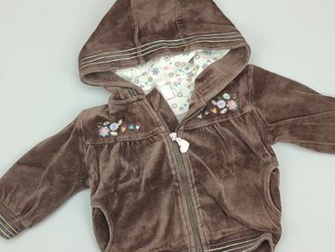 czerwony sweterek rozpinany dla dziewczynki: Bluza, Cool Club, 3-6 m, stan - Dobry