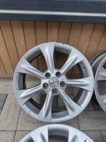 2 gr: Литые Диски R 18 Lexus, Комплект, отверстий - 5, Б/у — 4