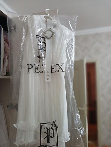 charles keith canta: Ağ rəngli plisəli don – PETEX brendi. 2 ci ƏL 36 Razmer — 1