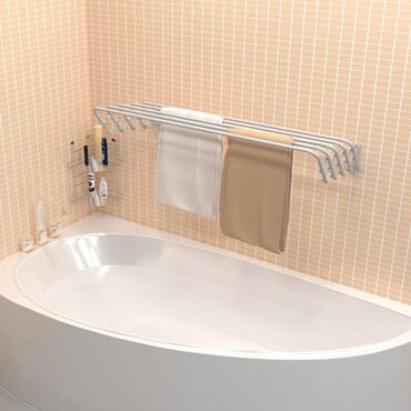 сушилка для ванной настенная: СУШИЛКА ДЛЯ БЕЛЬЯ настенная "БРИЗ-120" Отличительные особенности: -