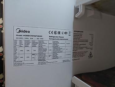 keys sat: İşlənmiş 2 qapılı Midea Soyuducu Satılır, rəng - Boz — 2