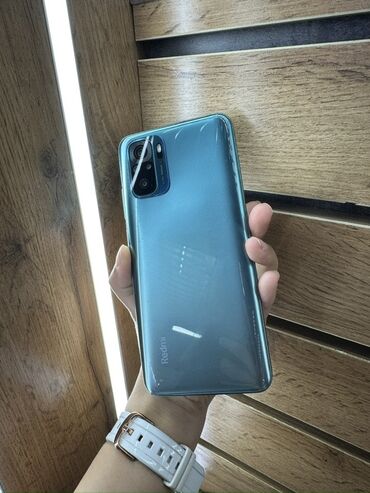 Redmi: Redmi, Redmi Note 10, Б/у, 64 ГБ, цвет - Голубой, В рассрочку — 3