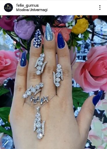 Digər bijuteriyalar: Gümüş dəst, qarnitur,üzük,sep ve daha çoxu üçün : Ünvan : Moskva — 19