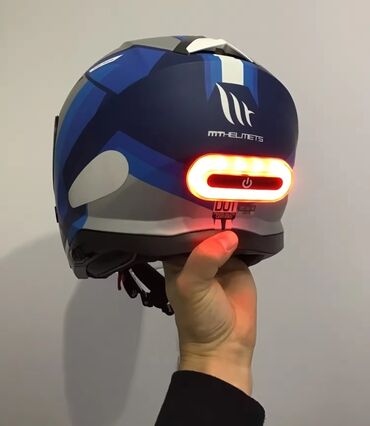 Moto dəbilqələr: Moto-velo təhlükəsizlik dəbilqə işığı Salam, Здравствуйте — 3