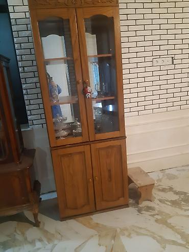 skaflar islenmis: Ağacdan hazırlanmış vitrin-dolab - Material: tam ağac (taxta — 1