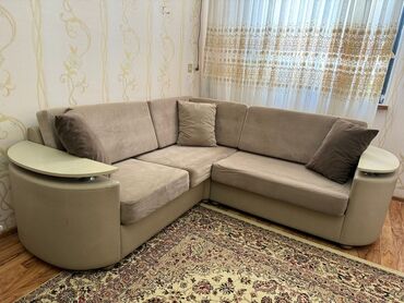 buta mebel: Угловой диван, Б/у, Раскладной, Без подьемного механизма, Ткань, Нет доставки