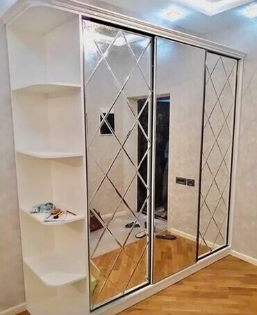 Sifarişlə dolablar: Düz dolab, Dəhliz üçün, Paltar üçün, Açılan, Korpuslu, 4 qapılı — 2